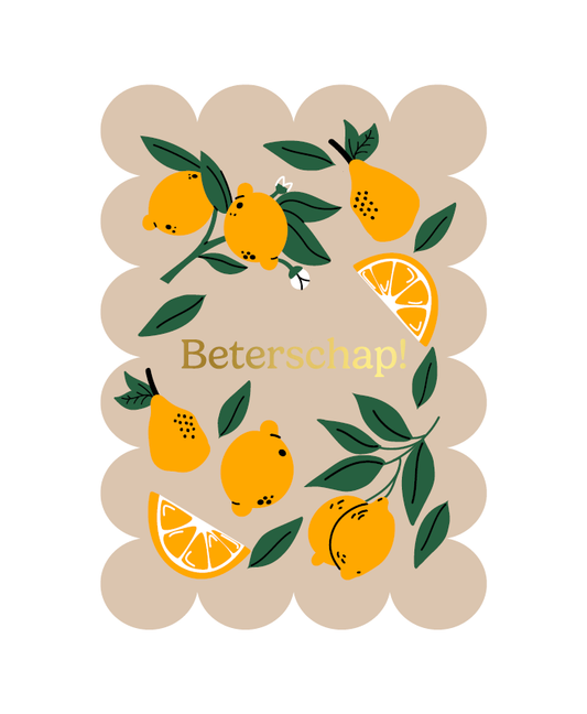 Wenskaart - beterschap