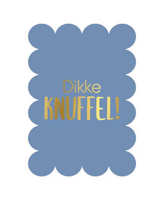Wenskaart - dikke knuffel