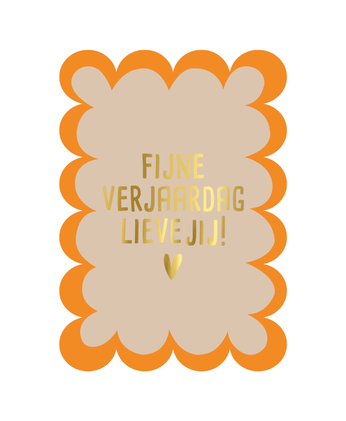 Wenskaart - fijne verjaardag