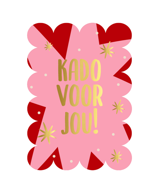 Wenskaart - kado voor jou