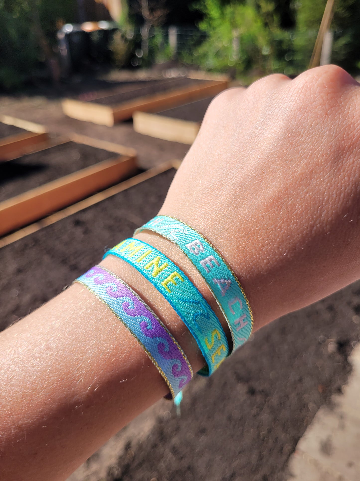 Festivalarmbandjes blauw
