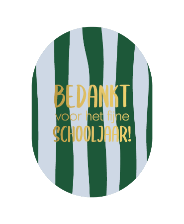 Bedankkaartje meester