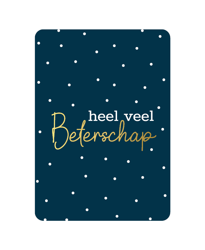 Wenskaart - Heel veel beterschap