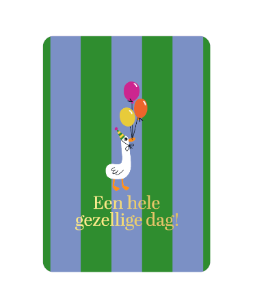 Wenskaart - Een hele gezellige dag