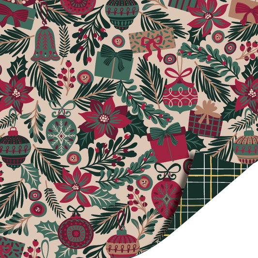 Inpakpapier Kerst klassiek