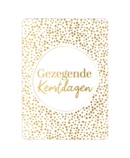 Wenskaart - Gezegende Kerstdagen