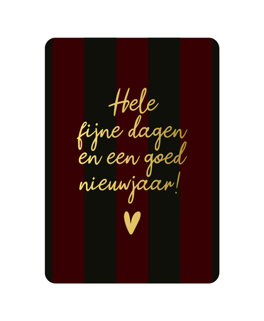 Wenskaart - Hele fijne dagen