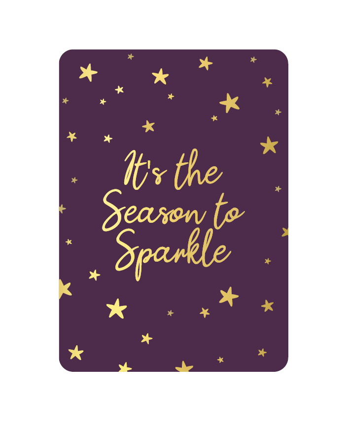 Wenskaart - It's the season to sparkle
