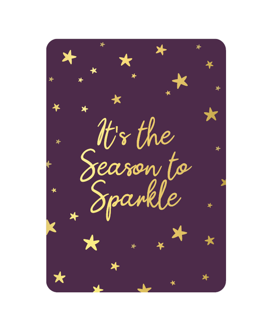Wenskaart - It's the season to sparkle