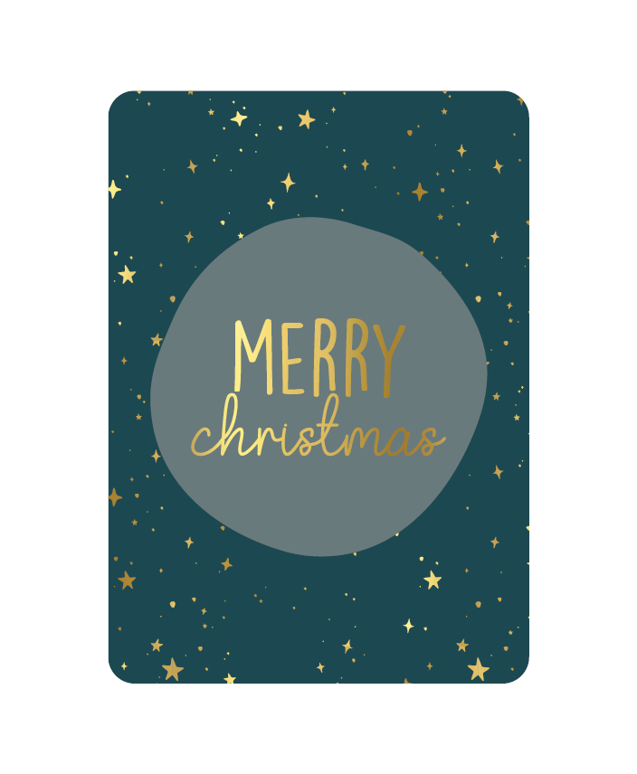 Wenskaart - Merry Christmas
