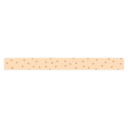 Lint stipjes pastel oranje