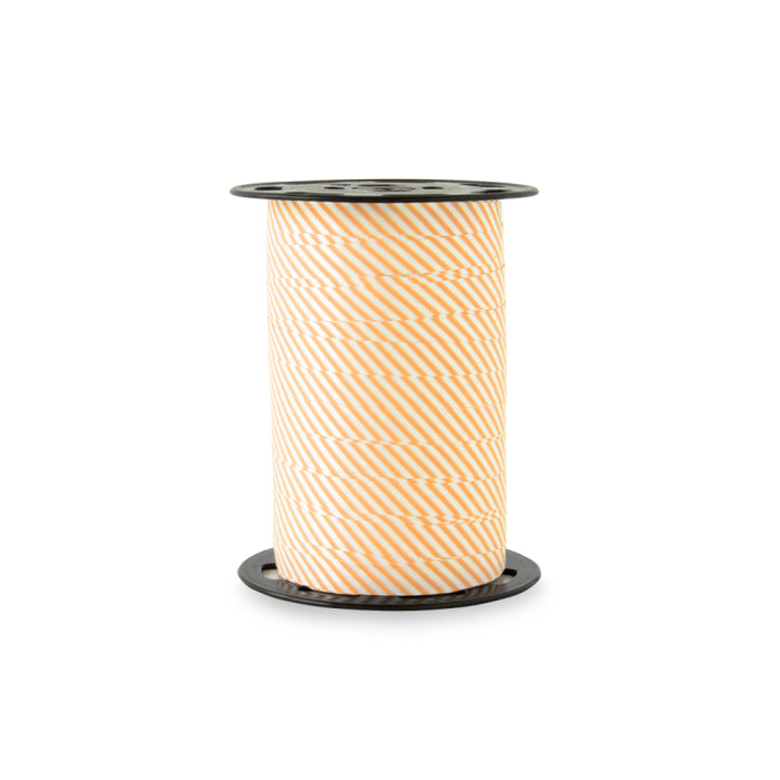 Lint streepjes pastel oranje