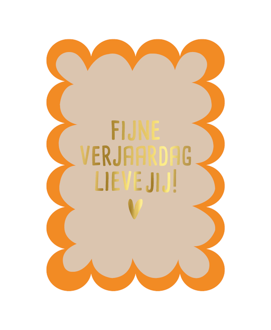 Wenskaart - fijne verjaardag