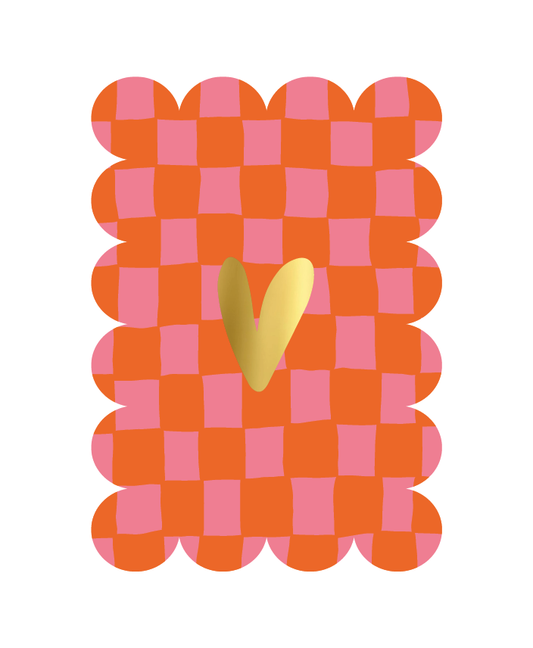 Wenskaart - hart