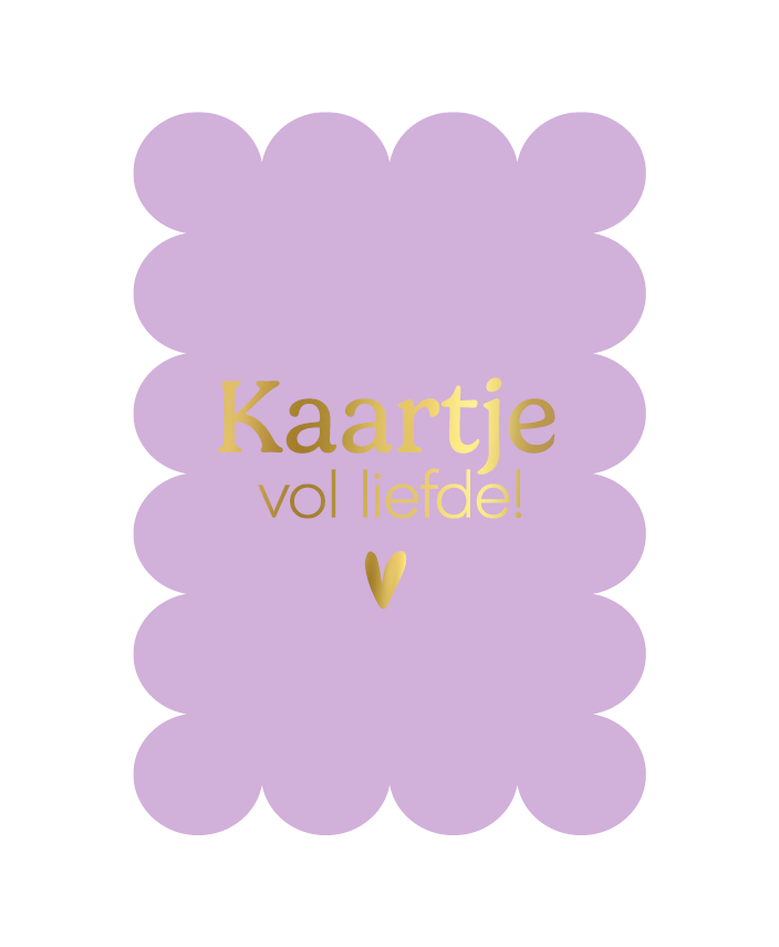 Wenskaart - kaartje vol liefde