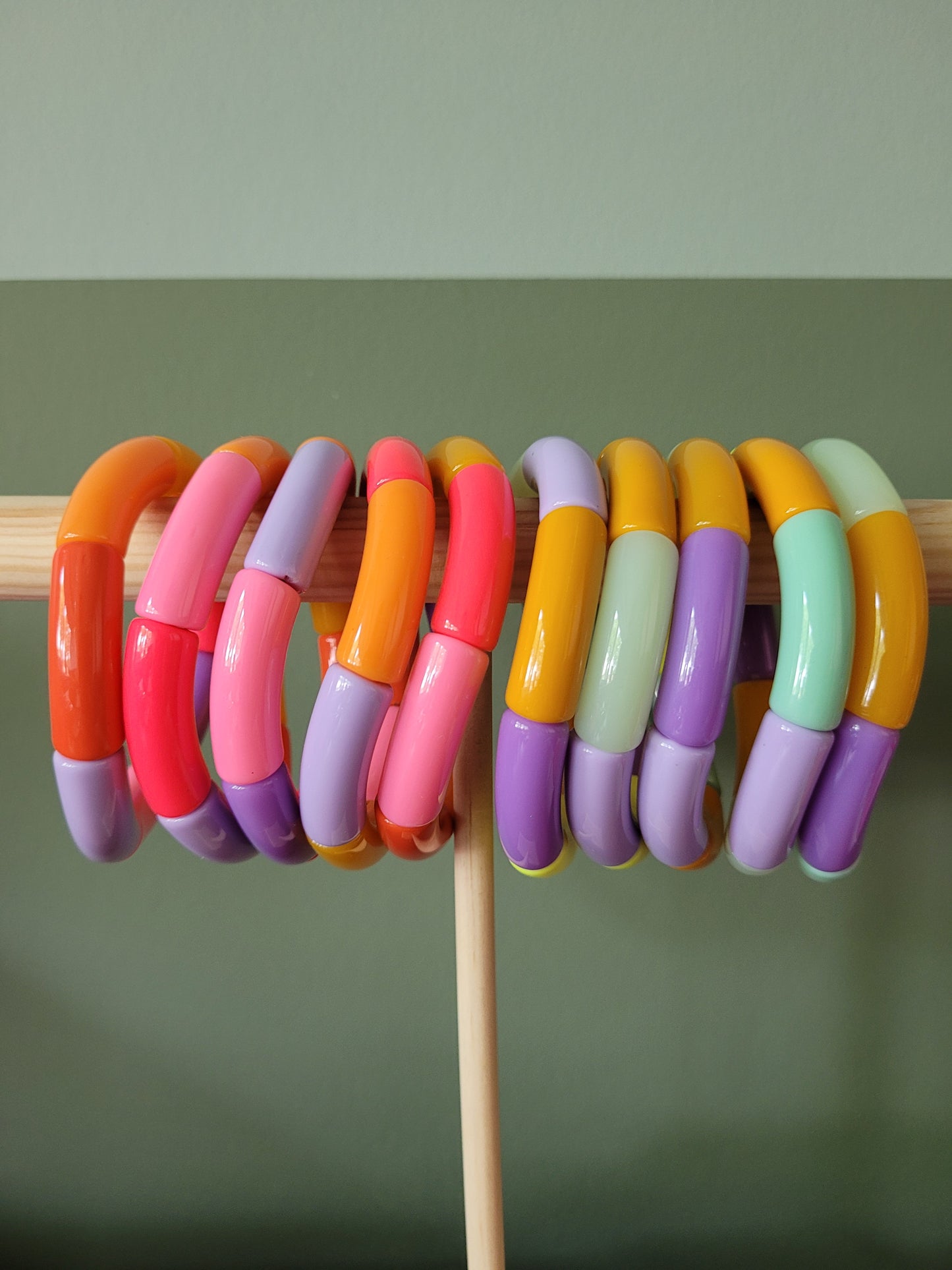 Vrolijke armbanden kleurenset 2