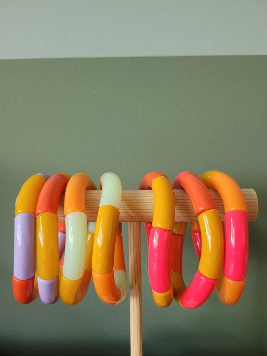 Vrolijke armbanden kleurenset 3