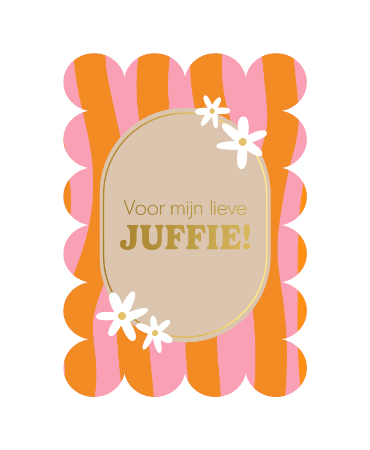 Bedankkaartje juffie