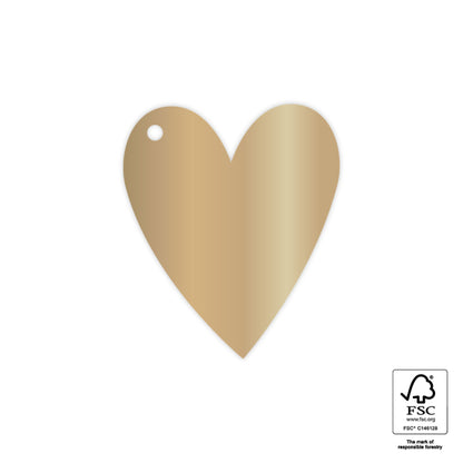 Label hart goud