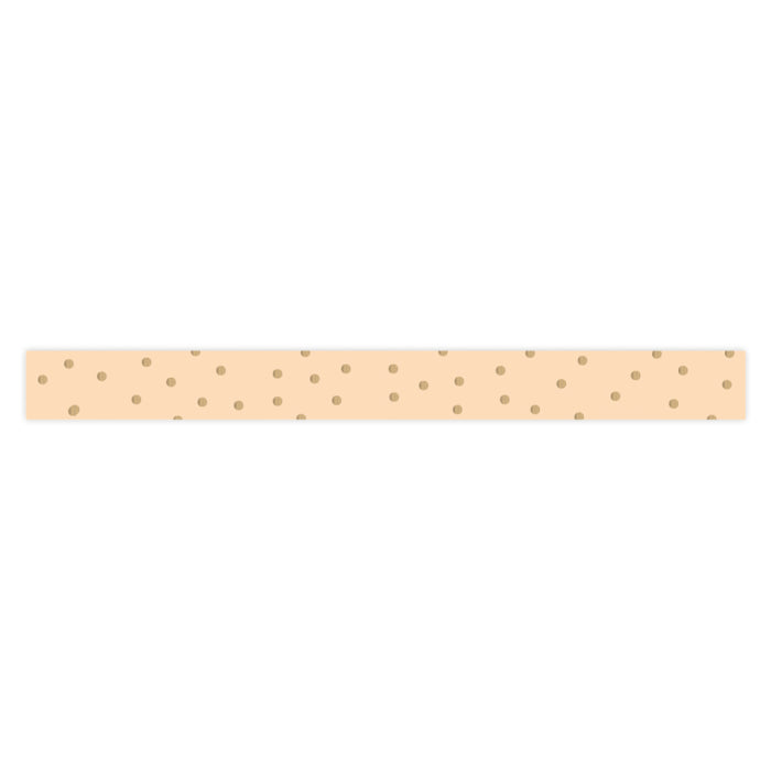 Lint stipjes pastel oranje