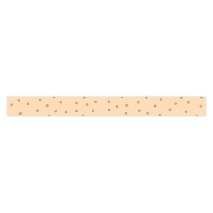 Lint stipjes pastel oranje
