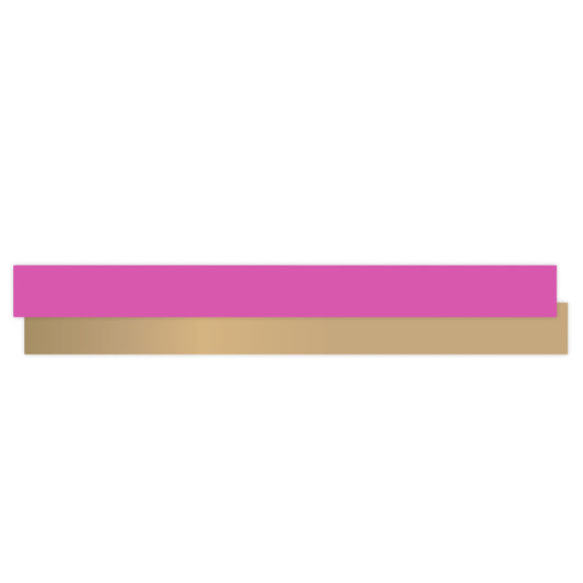 Lint roze met goud